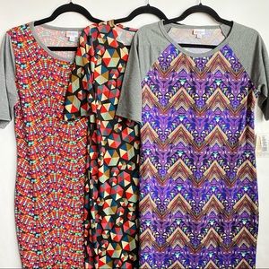 Set of 3 NWT LARGE Julia Dresses